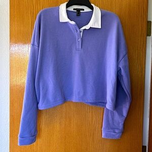 Forever 21 Long Sleeved Oversized Collared Shirt